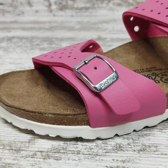 🟪NIB Sz 36 Birkenstock Birki's Pink Freeport Slide Sandal - Picture 3 of 16